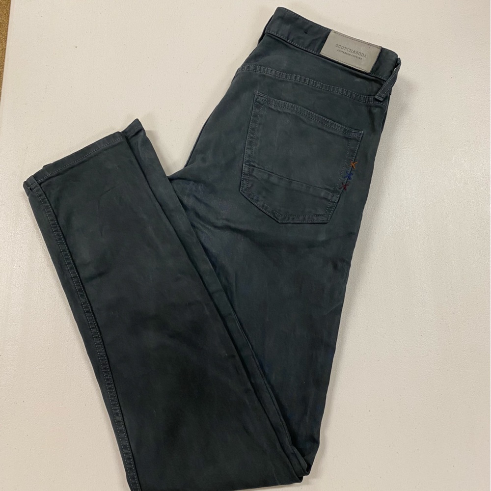 Scotch Soda Ralston Black Skinny Jeans Excellent